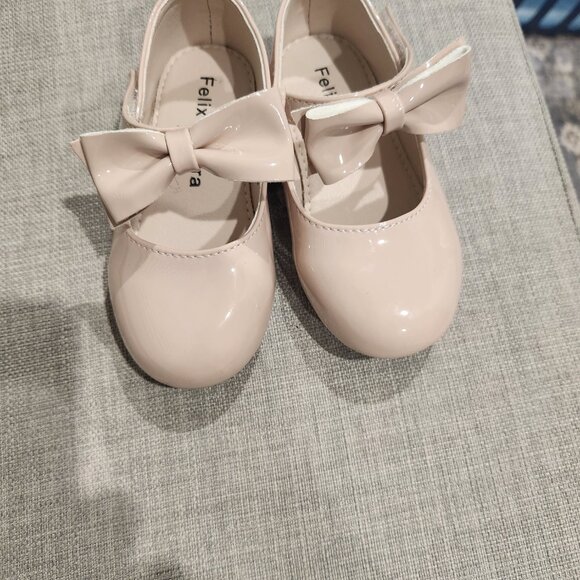 Toddler girl mary jane ballet flats in nude - Picture 2 of 3